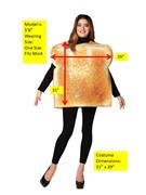 Rasta Imposta Toast Costume, Adult One Size GC2165 View 2