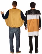 Rasta Imposta Bagel & Lox with Coffee Couples Costume, Adult One Size 10325 View 2