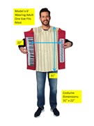 Rasta Imposta Accordion Costume, Adult One Size 1816 View 2