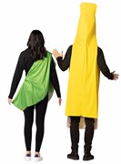 Rasta Imposta Corona Extra Beer Bottle & Ultimate Lime Slice Couples Halloween Costume 10377 View 2