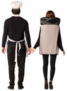 Rasta Imposta Bun in Oven & Bun Maker Couple Halloween Costume, Adult One Size R1765-OS View 2