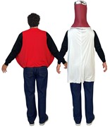 Rasta Imposta Apple-tini Get Real Apple & Vodka Couples Halloween Costume, Adult One Size 20006 View 2