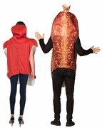 Rasta Imposta Charcuterie Board & Hard Salami Couples Halloween Costume, Adult One Size 20011 View 2