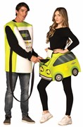 Rasta Imposta Electric Car & Charger Couple Halloween Costume, Adult One Size R1320-OS View 2