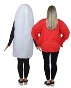 Rasta Imposta Tampon & Uterus Couples Halloween Costume, Adult One Size 10342 View 2