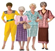 Rasta Imposta Golden Granny Ditzy Halloween Costume with Wig, Adult Size L-XL 5222-XL View 3