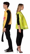 Rasta Imposta Pickle Ball Paddle Ball Couples Halloween Costume, Adult One Size GC6538 View 3