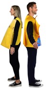 Rasta Imposta Kraft Singles Pack and Single Slice Cheese Couple Costume, Adult One Size GC1705 View 3