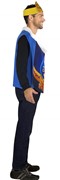 Rasta Imposta Kraft Mac and Cheese Cup Costume, Adult One Size GC1710 View 3