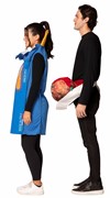 Rasta Imposta Spaghetti & Meatballs Couple Costume, Adult One Size GC6319 View 3