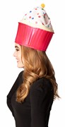 Rasta Imposta Pink Cupcake Hat Costume, Adult One Size 1289 View 3