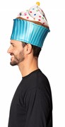 Rasta Imposta Blue Cupcake Hat Costume, Adult One Size 1290 View 3