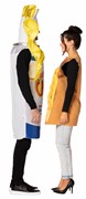 Rasta Imposta Cheezey Cheese Spray Can w. Cheese on Cracker Couples Costume, Adult One Size 10306 View 3