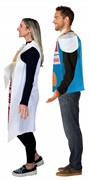 Rasta Imposta Stuck on You Bandage & Bandage Box Couples Costume, Adult One Size 10329 View 3