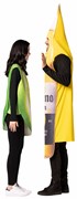 Rasta Imposta Corona Extra Beer Bottle & Ultimate Lime Slice Couples Halloween Costume 10377 View 3