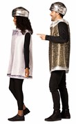 Rasta Imposta Pepper & Salt Shaker Couple Halloween Costume, Adult One Size 10379 View 3