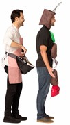 Rasta Imposta Grill Master & Beef Kebab Halloween Couples Costume Set, Adult One Size 20028 View 3