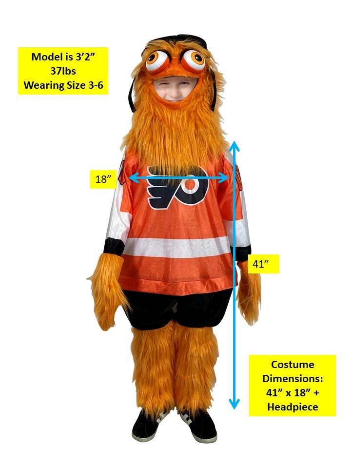 Rasta Imposta Gritty Mascot Head Costume, Nhl'S Philadelphia