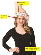 Rasta Imposta Vanilla Ice Cream Cone Hat 1341 View 4