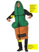 Rasta Imposta Happy Cactus Humor Costume, Adult One Size 1857 View 4