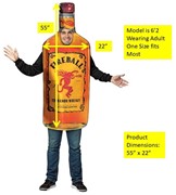 Rasta Imposta Fireball Bottle Costume, Adult One Size 4253 View 4