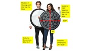 Rasta Imposta Oreo Cookie Couple Halloween Costume, Adult One Size GC3714 View 4