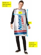 Rasta Imposta Natural Light Beer Can Halloween Costume, Adult One Size GC255 View 4