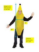 Rasta Imposta Ultimate Banana Tropical Fruit Halloween Costume, Teen Size 12-16 1210-1216 View 4