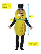 Rasta Imposta Planters™ Mr. Peanut Halloween Costume, Adult One Size GC1700 View 4