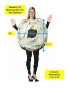 Rasta Imposta Bagel with Cream Cheese Costume, Adult One Size GC7401 View 4