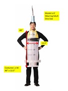 Rasta Imposta Syringe Needle Costume, Adult One Size GC9222 View 4