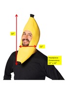 Rasta Imposta Banana Hat Costume, Adult One Size 1359 View 4