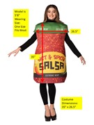 Rasta Imposta Hot & Spicy Salsa Jar Costume, Adult One Size GC2003 View 4