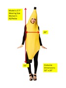 Rasta Imposta Ultimate Banana Fruit Costume, Petite Adult Size XXS 1210-XXS View 4