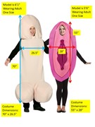 Heavy Flow Days Fancy Vagina & Tampon Couples Halloween Costume