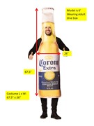 Rasta Imposta Corona Extra Beer Bottle Halloween Costume, Adult One Size R1239-OS View 4