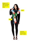 Rasta Imposta Candy Cane Halloween Christmas Costume, Adult One Size R1253-OS View 4