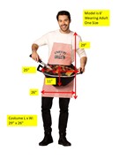 Rasta Imposta Grill Master Apron w. BBQ Halloween Costume, Adult One Size R1688 View 4