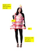 Rasta Imposta Ceramic Pink Christmas Tree Halloween Costume, Adult One Size R1769-OS View 4