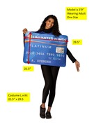 Rasta Imposta Platinum Credit Card Halloween Costume, Adult One Size R7789-OS View 4