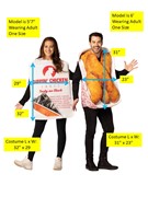 Rasta Imposta Chicken Fingers with Sauce Couples Halloween Costume, Adult One Size 10382 View 4