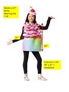 Rasta Imposta Ultimate Cupcake Kids Halloween Costume, Child Size 7-10 1679-710 View 4