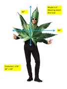 Rasta Imposta Pot Leaf Halloween Costume, Adult One Size GC1770 View 4