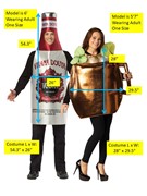 Rasta Imposta Moscow Mule Mug & Vodka Couples Halloween Costume, Adult One Size 20004 View 4