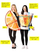 Rasta Imposta Fireball Shot Glass & Orange Slice Couples Halloween Costume, Adult One Size 20005 View 4