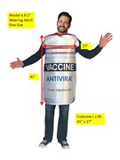 Rasta Imposta Antiviral Vaccine Bottle Halloween Costume, Adult One Size R1250-OS View 4