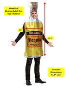 Rasta Imposta Tequila Bottle & Tequila Worm Couples Costume, Adult One Size 20022 View 4