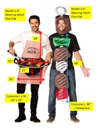 Rasta Imposta Grill Master & Beef Kebab Halloween Couples Costume Set, Adult One Size 20028 View 4