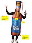 Rasta Imposta Bud Light Beer Bottle 6 Pack Group Costume, Adult One Size 10186 View 4