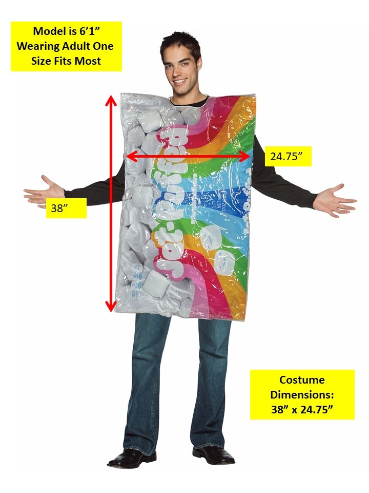 Kraft Jet-Puffed Marshmallows Costume | Cocoa | Rasta Imposta